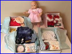 American Girl Bitty Baby Lot Doll Pink Gingham Outfit 4 Boxed Sets Clothes Shoes