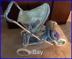 American Girl Bitty Baby Twins with Stroller, Changing Table, Outfits and Books