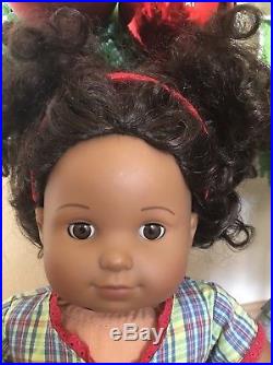 American Girl Bitty Twins African American Black Dark Skin Doll Set with Outfits