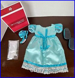 American Girl? CAROLINE ABBOTT PARTY GOWN New in Box Turquoise Blue Dress