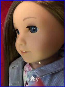 American Girl CYO Create Your Own Doll Brown Hair Blue Eyes & Accessories New