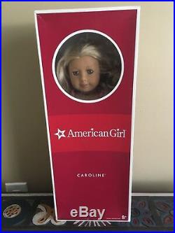 American Girl Caroline Doll with Extra Outfit & Book. Original box, Pre-owned