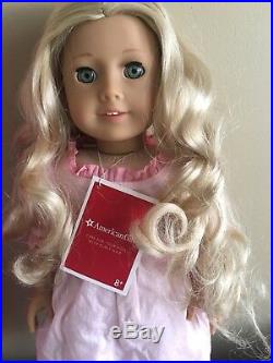 American Girl Caroline Doll with Extra Outfit & Book. Original box, Pre-owned
