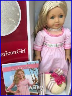 American Girl Caroline In Original Box With Meet Outfit & Book Pretty Doll