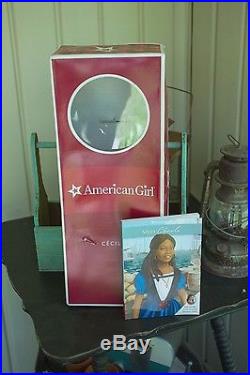 American Girl Cecile in full meet, accessories, box with new in box summer outfit
