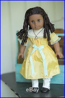 American Girl Cecile in full meet, accessories, box with new in box summer outfit