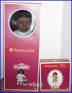 American Girl Claudie Wells Doll & Glitzy Sequin Gown & Capelet Outfit New