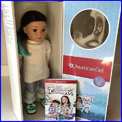 American Girl Corinne Tan Doll Book & Accessories + Camping Outfit, GOTY 2022