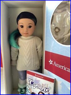 American Girl Corinne Tan Doll Book & Accessories + Camping Outfit, GOTY 2022