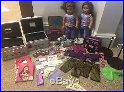 American Girl DOLLS 2 Marisols Twins Plus Lots Of Accessories Outfits Phones