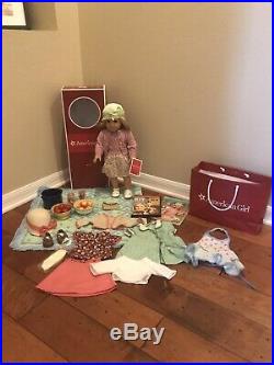 American Girl DOLL KIT In MEET OUTFIT Accessories Necklace Hat Purse Lot