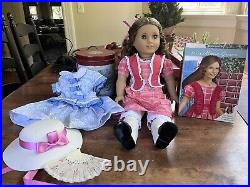 American Girl Doll 18 Inch Marie Grace Doll in Meet Outfit, Book, and Skirt Set