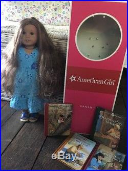American Girl Doll 18 Kanani ORIGINAL RETIRED Outfit Box Bonus Brush Books Good