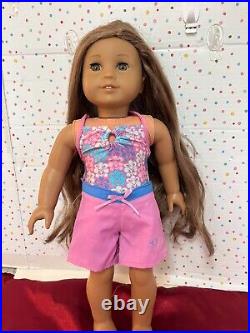 American Girl Doll 2011 Retired Kanani Akina with Dress & Extra Outfits