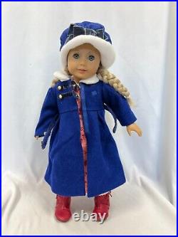 American Girl Doll 2012 Caroline Abbott RETIRED with Travel Outfit and Winter Co