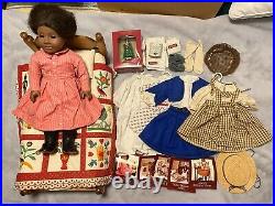 American Girl Doll Addy Walker, Rope Bed, Bedding, Hallmark Ornament, Outfits