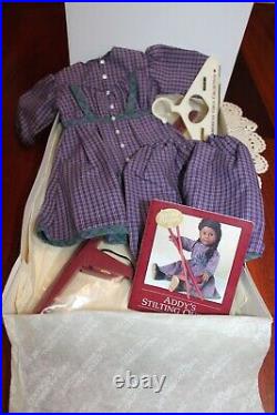 American Girl Doll Addy's RETIRED & VERY RARE P. C. Stilting Outfit & Stilts, NIB