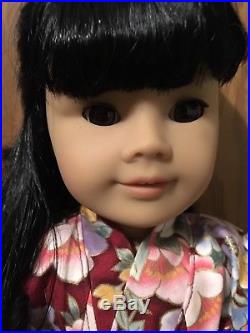American Girl Doll Asian Doll with almond eyes, JLY #4, with outfit