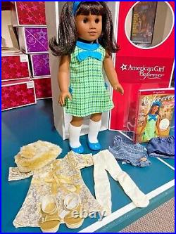 American Girl Doll BEFOREVER Melody incl xtra outfit, Holiday Outfit & Hat