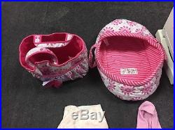 American Girl Doll Bitty Baby Lot 2 Dolls + Outfits Clothes Cradle Accessories