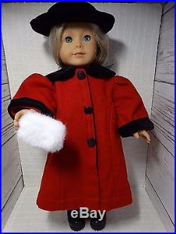 American Girl Doll Caroline Blond Hair Blue Eyes Clothes 6 Outfits Shoes Hats