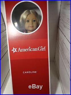 American Girl Doll Caroline Blond Hair Blue Eyes Clothes 6 Outfits Shoes Hats