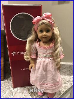 American Girl Doll Caroline Original Box Complete Outfit + Hat Retired