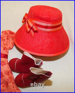 American Girl Doll Caroline Travel Accessories Spencer Jacket Dress Hat Retired