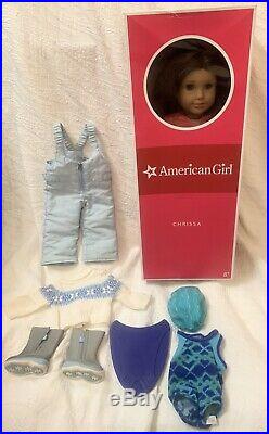 American Girl Doll Chrissa Box Meet Outfit Swim & Snow RETiRED Doll Year 2009