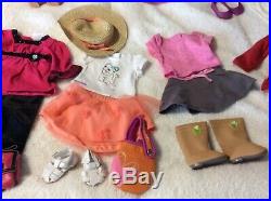 American Girl Doll Clothes And Shoes HUGE 30 OUTFITS Lot Gently Used Condtion