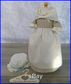 American Girl Doll Clothes FELICITY WORK GOWN Outfit Dress Cap Apron & Kerchief