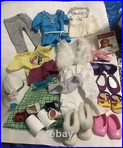 American Girl Doll Clothes Shoes + Accessories Lot