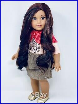 American Girl Doll Custom CYO Luciana, Espresso Hair, Holiday Outfit, New Doll
