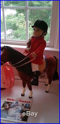 American Girl Doll Elizabeth Equestrian Lot Felicity horse Penny Riding outfit