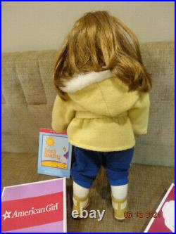 American Girl Doll Emily Snowsuit outfit with accessories
