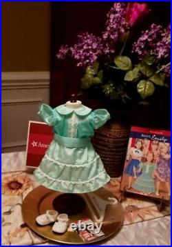 American Girl Doll Emily's Recital Outfit & Brave Emily HC Book NO BARRETTES