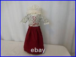 American Girl Doll FELICITY's Burgundy School Outfit Pleasant Co 1997 with Hat