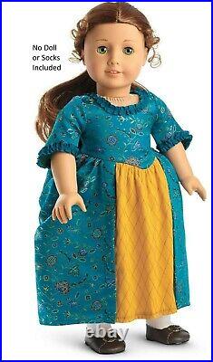 American Girl Doll Felicity Beforever Meet Gown Shoes and Accessories NEW