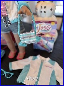 American Girl Doll GOTY Joss w Box, Book, Surfboard & Accessories