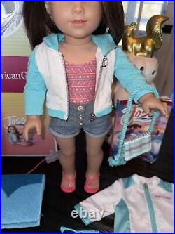 American Girl Doll GOTY Joss w Box, Book, Surfboard & Accessories