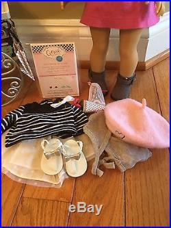 American Girl Doll Girl of The Year Grace with Pastry Set and Sightseeing Outfit