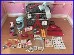 American Girl Doll Grace 2015 With Extra Outfits Baking Accessories Travel Case