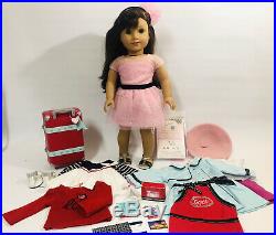 American Girl Doll Grace Thomas Outfits Accessories Suitcase Shoes Earrings