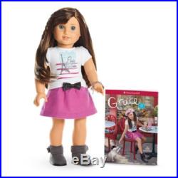 American Girl Doll Grace Thomas Welcome Gifts Baking Outfit Earrings NEW