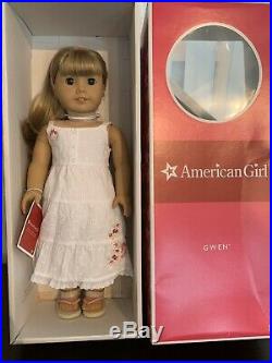 American Girl Doll Gwen Thompson Friend Of 2009 GOTY Chrissa Meet Outfit & Box