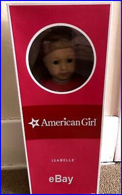 American Girl Doll Isabelle 2014 GOTY New in box plus 3 new outfits in boxes