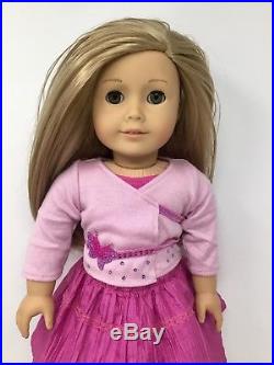 American Girl Doll Isabelle Blonde Hair Hazel Eyes AG 4pc outfit-Retired