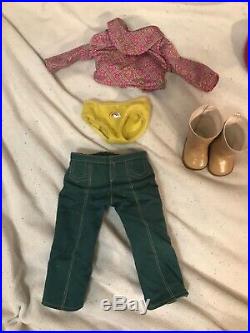 American Girl Doll Ivy Ling RETIRED in good condition with meet outfit and more