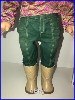 American Girl Doll Ivy Ling With Box And Meet Outfit
