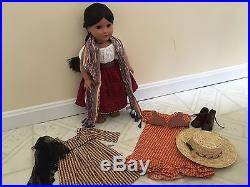 American Girl Doll Josefina Doll with Outfit Lot Summer Outfit Christmas Outfit